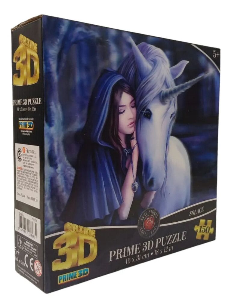PUZZLE PRIME 3D 150 PZS SOLACE UNICORNIO Y MUJER COD P20866 - Imagen 2