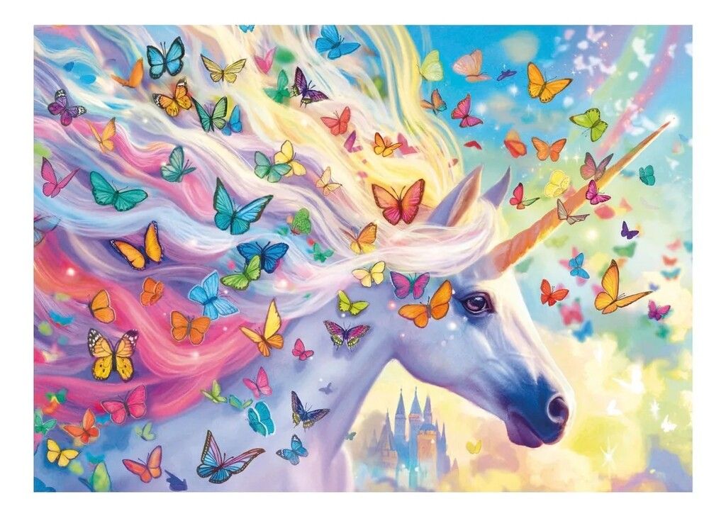 PUZZLE EDUCA 500 PIEZAS UNICORNIO ARCOIRIS COD 20254 - Imagen 3