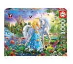 PUZZLE EDUCA 1000 PZAS PRINCESA Y EL UNICORNIO COD 17654
