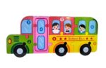 ROMPECABEZAS DE MADERA BABY GUS VR2 55817 BUS ESCOLAR