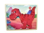 ROMPECABEZAS DINO DE MADERA 5 PIEZAS BABY GUS VR1 55161 TYRANNOSAURUS