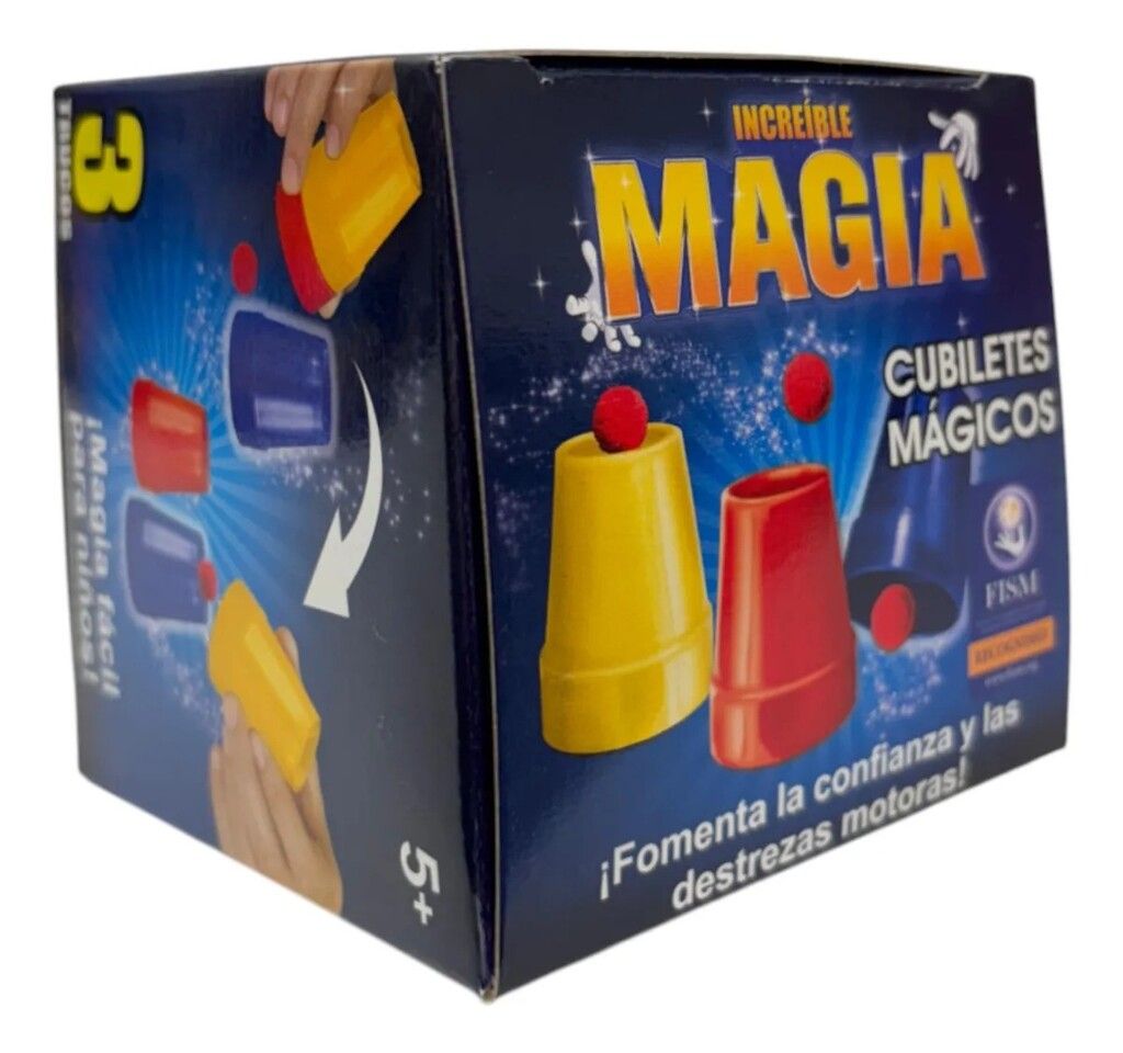 MINI JUEGO DE MAGIA EL DUENDE AZUL 3 TRUCOS VR10 8335 CUBILETE MAGICO