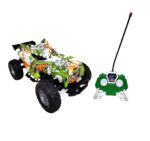 AUTO RALLY MONSTER RADIO CONTROL GO SPEED VR2 55897 BLANCO Y VERDE