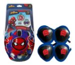 KIT DE PROTECCION CON CASCO SPIDERMAN  VR2 12278 CASCO AZUL