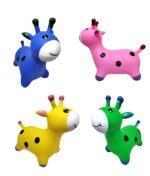 JIRAFITA SALTARIN BEBE DE GOMA COLOR SURTIDO COD 56099