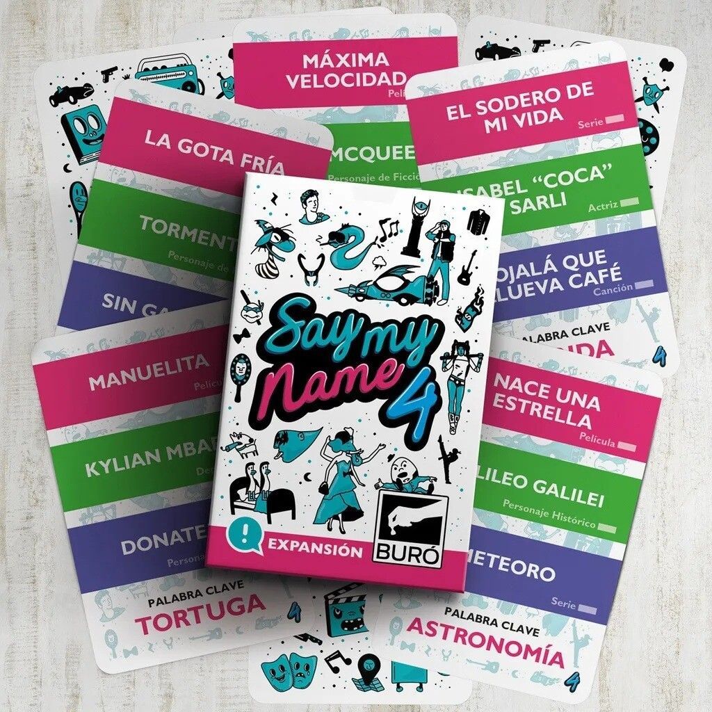 JUEGO SAY MY NAME 4 EXPANSION BURO JUEGOS COD SMN4 - Imagen 3