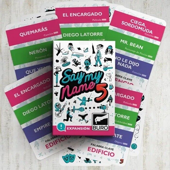 JUEGO SAY MY NAME 5 EXPANSION BURO JUEGOS COD SMN5 - Imagen 3