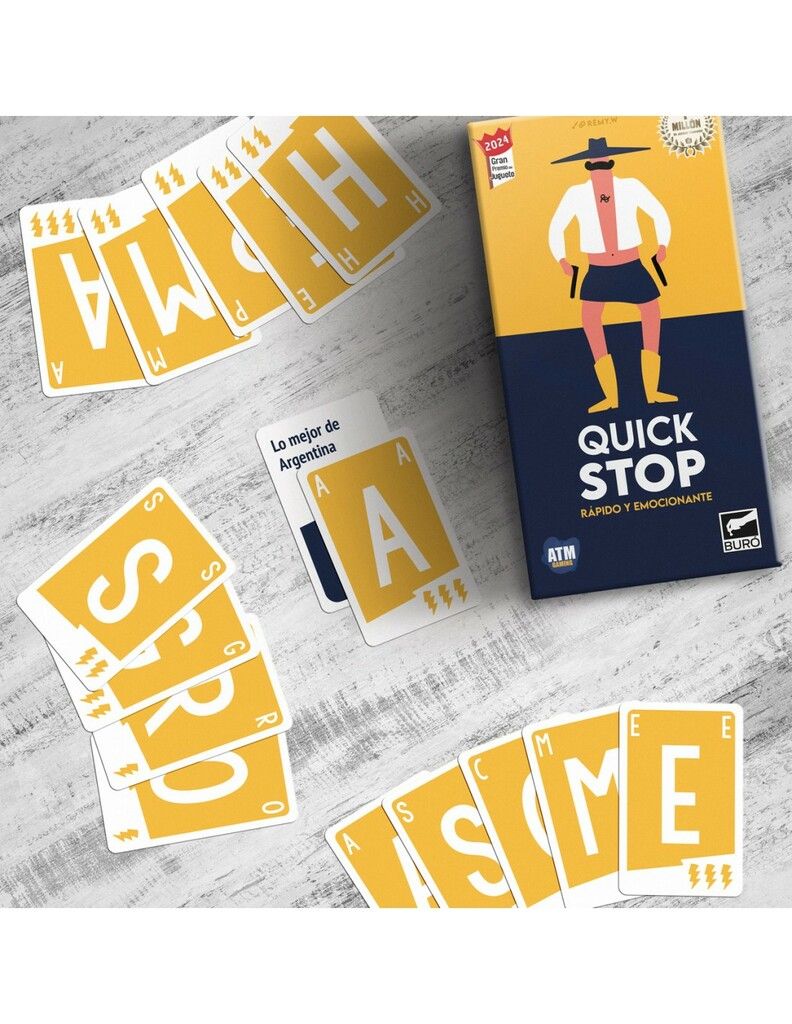 JUEGO DE CARTAS QUICKSTOP BURO JUEGOS COD QCKSTP - Imagen 4