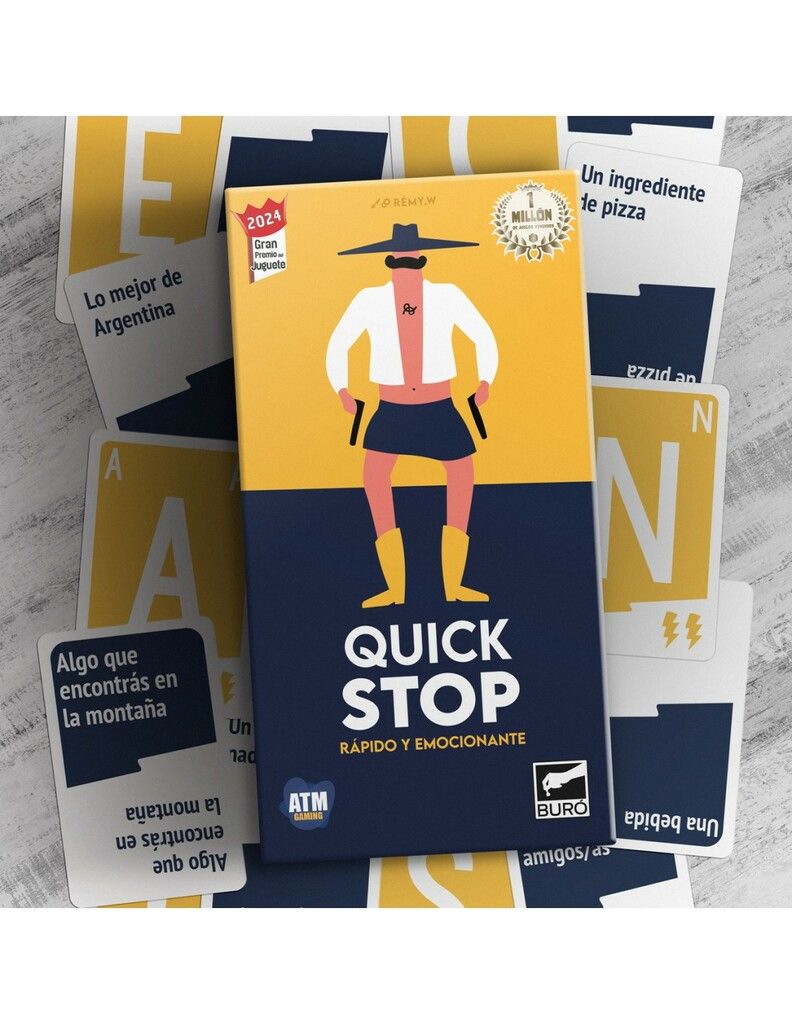 JUEGO DE CARTAS QUICKSTOP BURO JUEGOS COD QCKSTP - Imagen 2