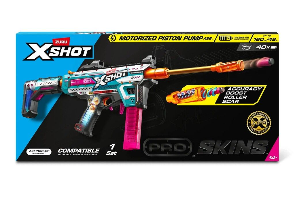 PISTOLA MOTORIZADA X-SHOT PRO MOTORIZED PISTON PUMP COD 7784 - 36821