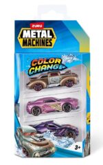 AUTOS METAL X3 METAL MACHINES CAMBIA DE COLOR VR1 7694 REV ROD - WHITE FANG - DRAGSTA