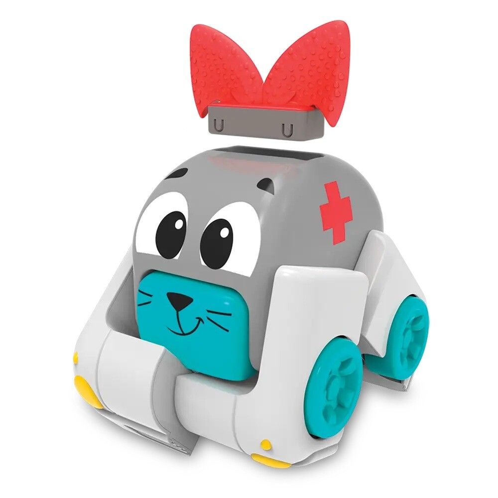 AUTO AMBULANCIA TRANSFORMABLE CON SONIDOS Y LUCES COD KH39/002 - Imagen 4