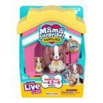 LITTLE LIVE PETS MAMA SURPRISE EN SU CASITA VR4 26659 CASITA ROSA Y AMARILLO