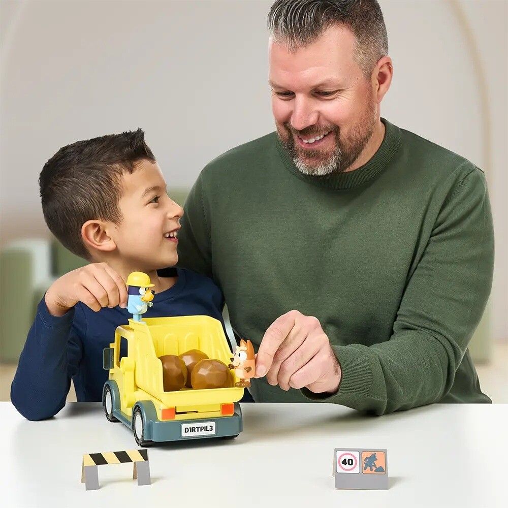 PLAYSET BLUEY CAMION VOLCADOR CON FIGURAS COD 17673 - Imagen 7