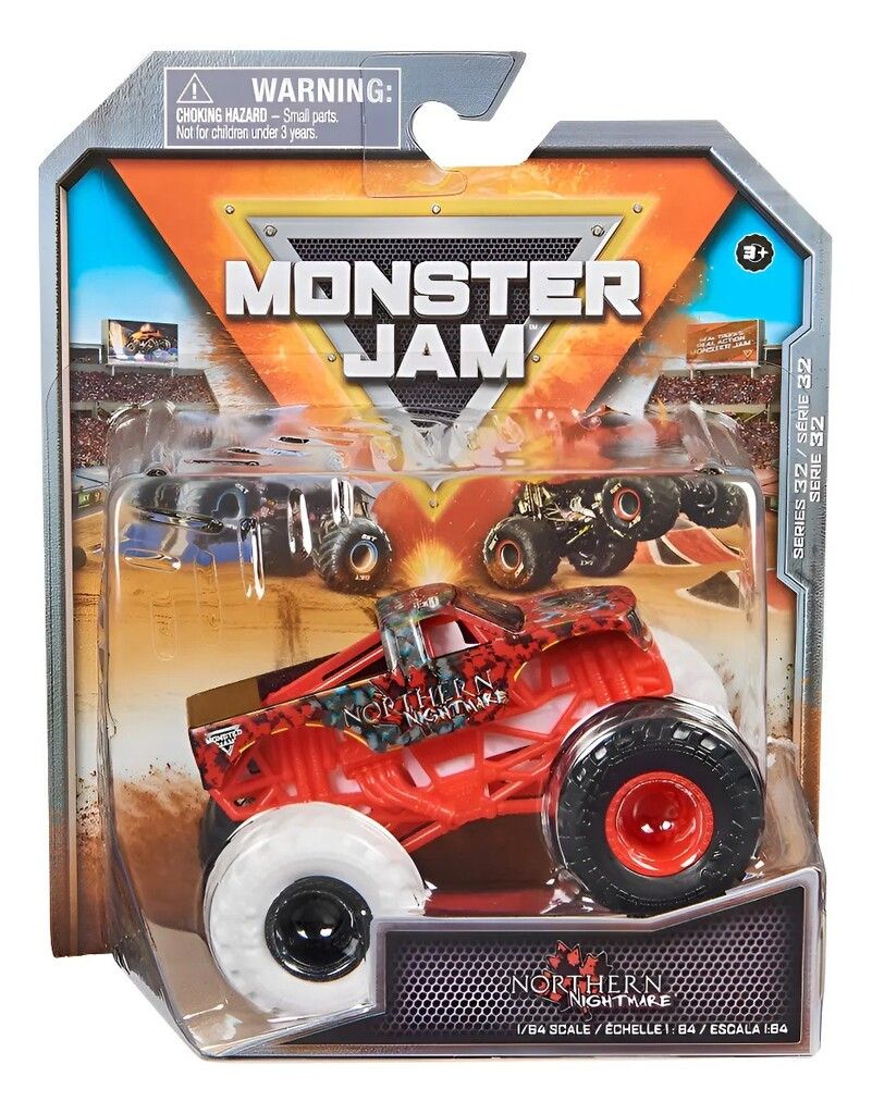 MONSTER JAM VEHICULO 1:64 VR26 58701 NORTHERN NIGHTMARE