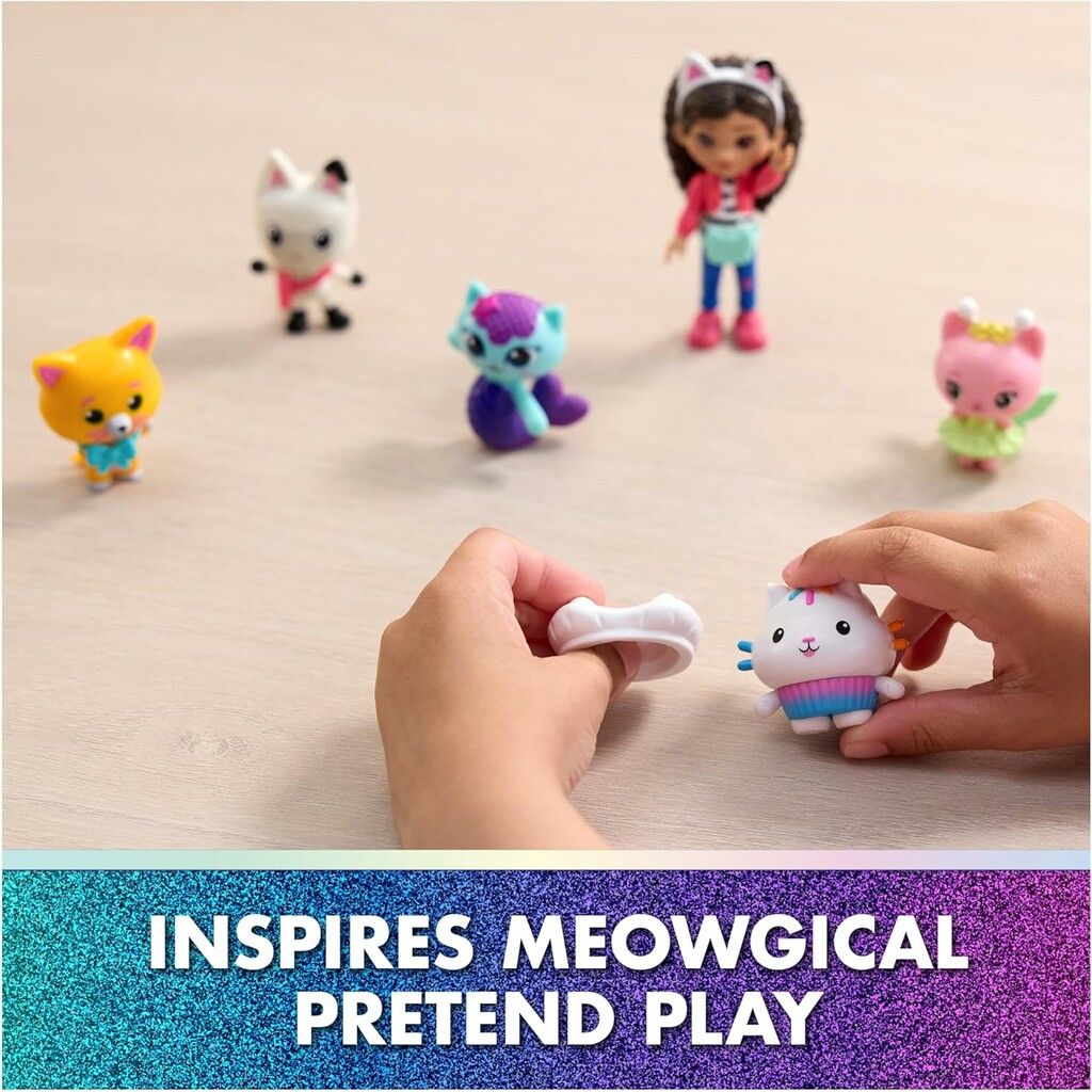 SET X 6 MUÑECOS DE GABBY LA PELI CON ACCS SORPRESA COD 36204 - 6072633 - Imagen 6