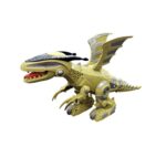 DRAGON ROBOTICO CON LUZ SONIDO Y MOVIMIENTO VR2 55439 DORADO