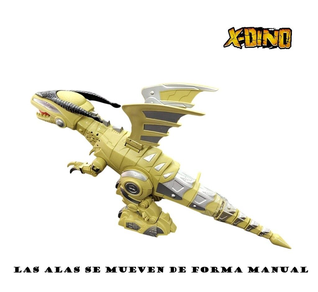DRAGON ROBOTICO CON LUZ SONIDO Y MOVIMIENTO VR2 55439 DORADO - Imagen 4