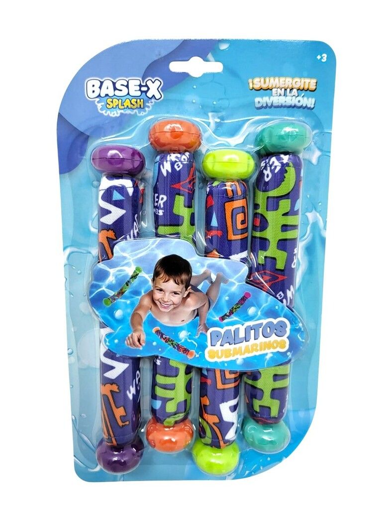 SET X 4 STICKS DE TELA PARA BUCEO BASE -X SPLASH COD 8919