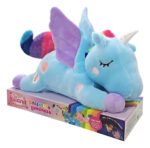 JULIANA MI PELUCHE UNICORNIO CELESTE LUMINOSO COD SISJUL083