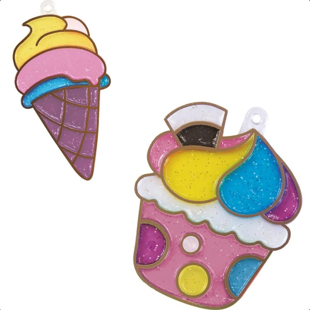 JULIANA SET CREARTE MINI VITRALES COLGANTES COD SISJUL123 - Imagen 5