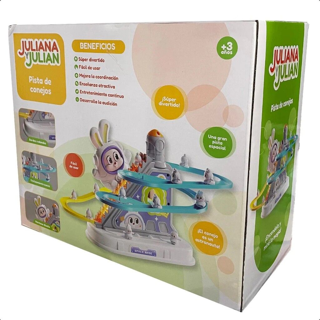 JULIANA JULIAN PISTA DE CONEJITOS CON LUZ MOVIMIENTO COD JYJ0048 - Imagen 4