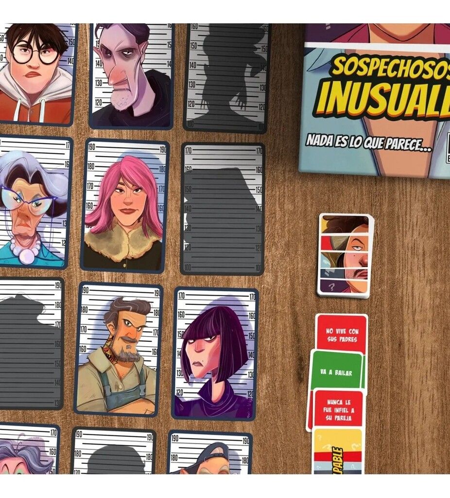 JUEGO DE MESA SOSPECHOSOS INUSUALES BURO COD SOPIN - Imagen 3