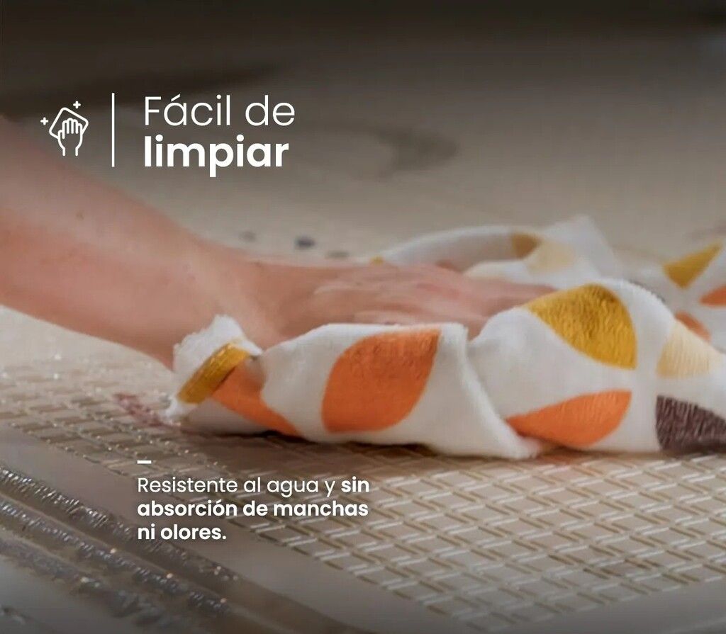 ALFOMBRA PLEGABLE ANTIGOLPES ANIMALITOS BABY GUS VR1 55469 BOLSO AZUL - Imagen 5