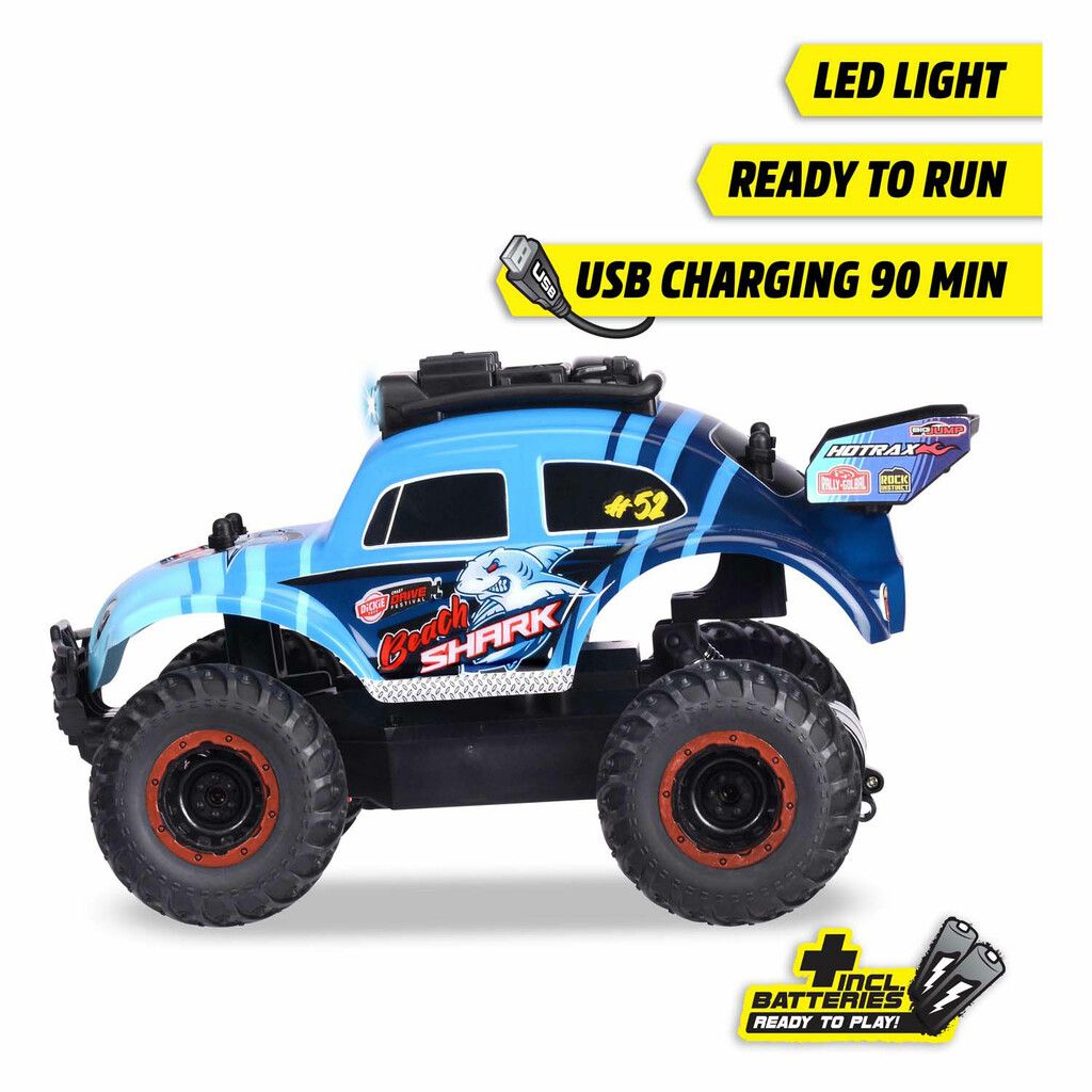 AUTO R/C USB VOLKSWAGEN BEETLE MONSTER BUG TURBO COD 201105008 - Imagen 7