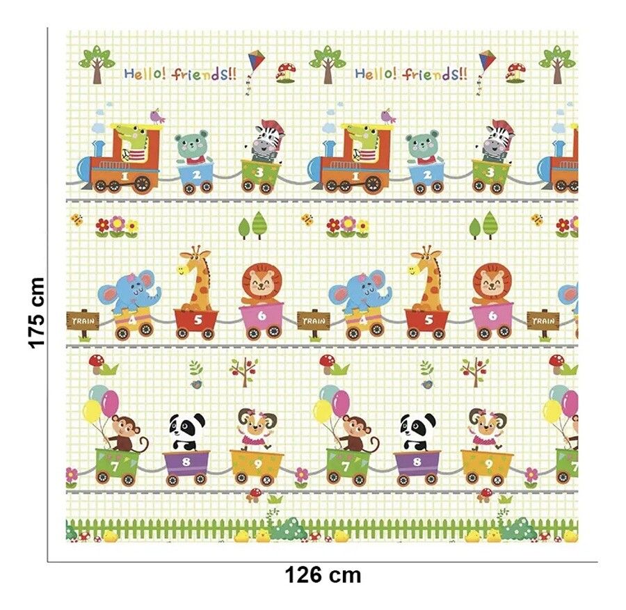 MANTA ALFOMBRA ESPUMA XPE PLEGABLE ANTIGOLPES OK BABY COD IK0657 - Imagen 2