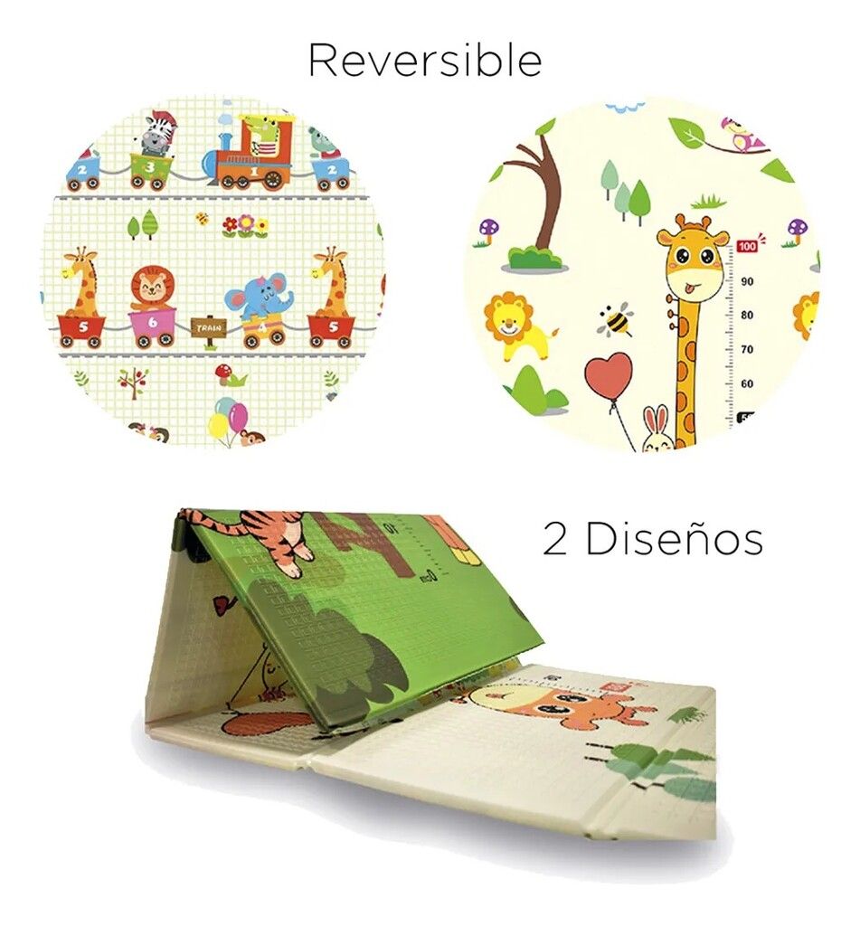 MANTA ALFOMBRA ESPUMA XPE PLEGABLE ANTIGOLPES OK BABY COD IK0657 - Imagen 5