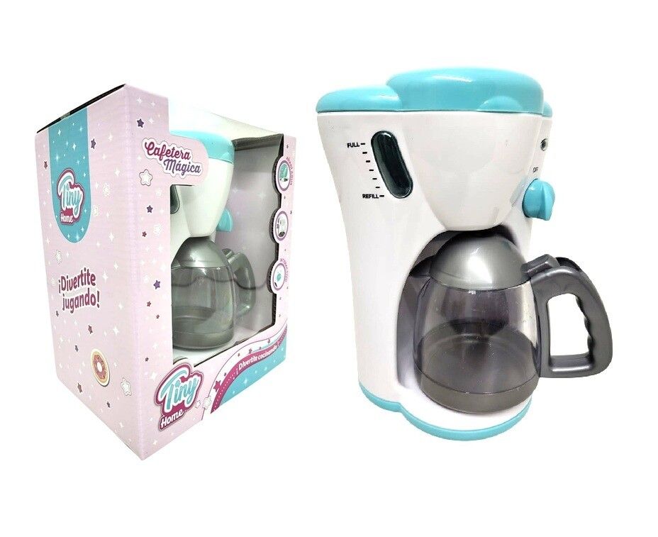 CAFETERA INFANTIL A PILA CON LUZ TINY HOME COD 56708