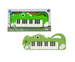 DINO TECLADO INFANTIL CANCIONES SONIDOS EL DUENDE VR1 8178 VERDE