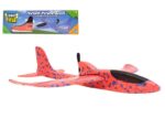 AVION PLANEADOR LIVIANO CON HELICE A MOTOR VR1 8027 ROJO