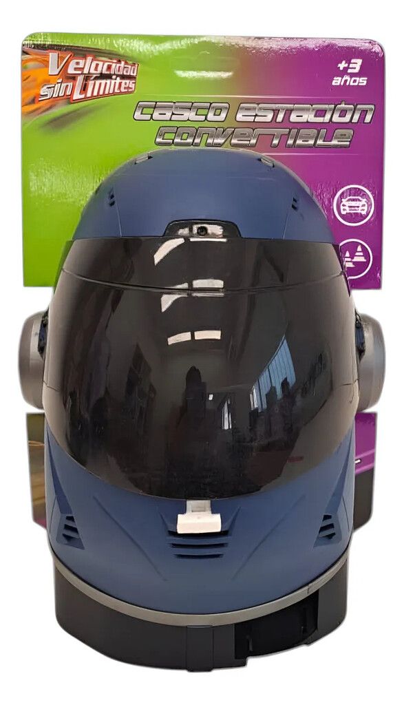 MINI PISTA CASCO ESTACION CONVERTIBLE CON VEHICULO VR2 8217 POLICIA