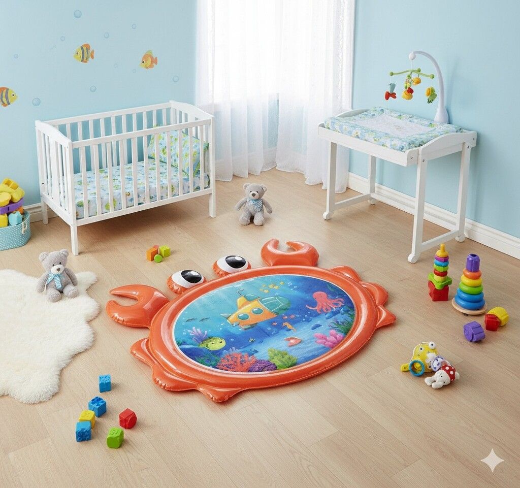 ALFOMBRA DE AGUA PARA BEBE BABY GUS ANIMALITOS COD 56364 - Imagen 5