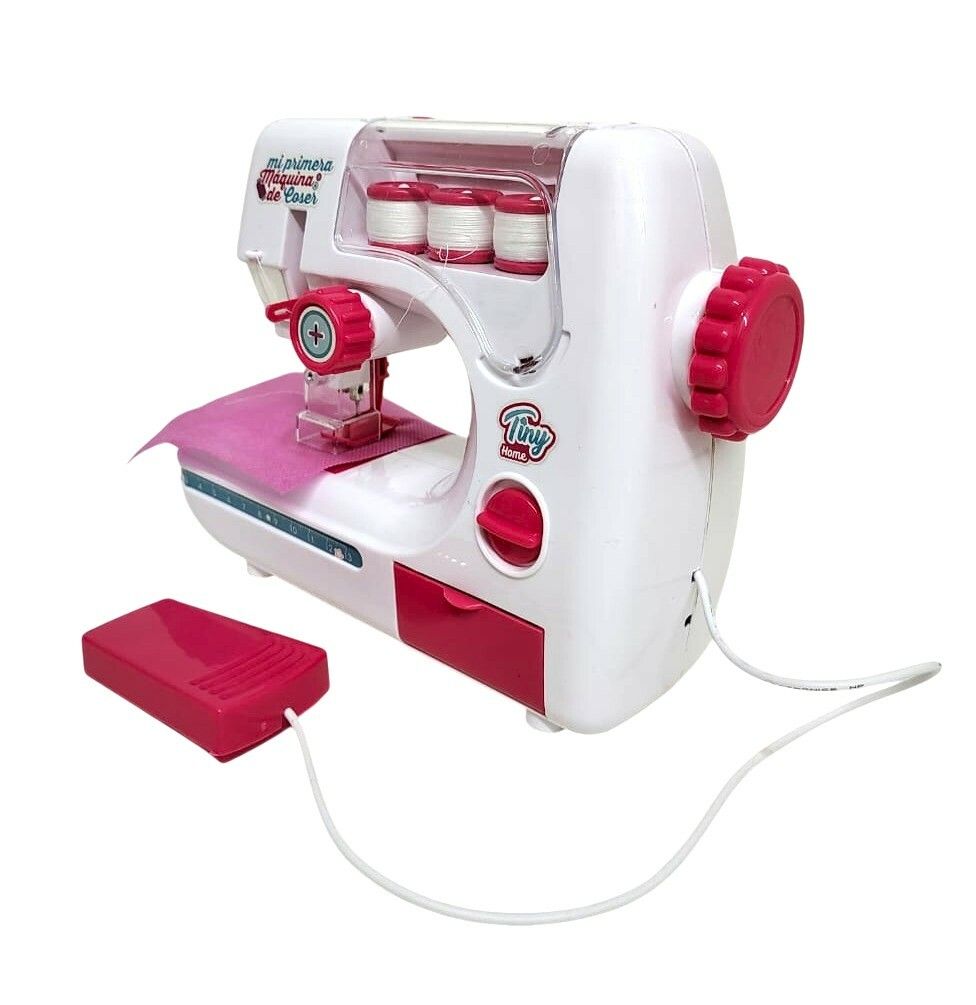 MAQUINA DE COSER INFANTIL RECARGABLE CON LUZ TINY HOME COD 56721 - Imagen 3