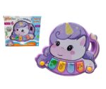 MINI PIANO UNICORNIO BABY GUS SONIDO Y MELODIAS COD 56992