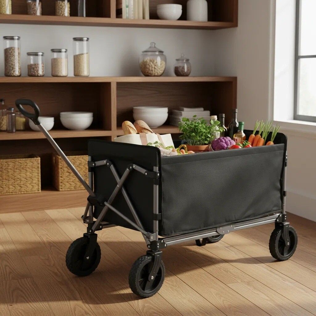 CARRITO PLEGABLE CON 4 RUEDAS COD 7837 7241001 - Imagen 3