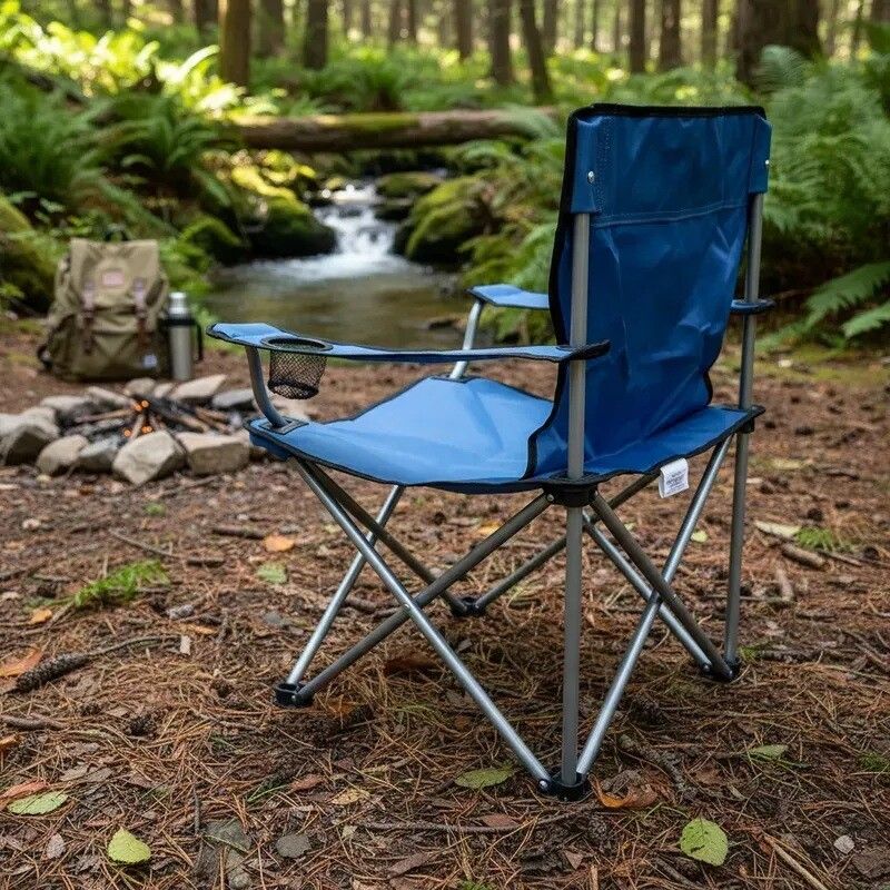 SILLA DIRECTOR PLEGABLE CON PORTAVASO COD 7838 7215027 - Imagen 3