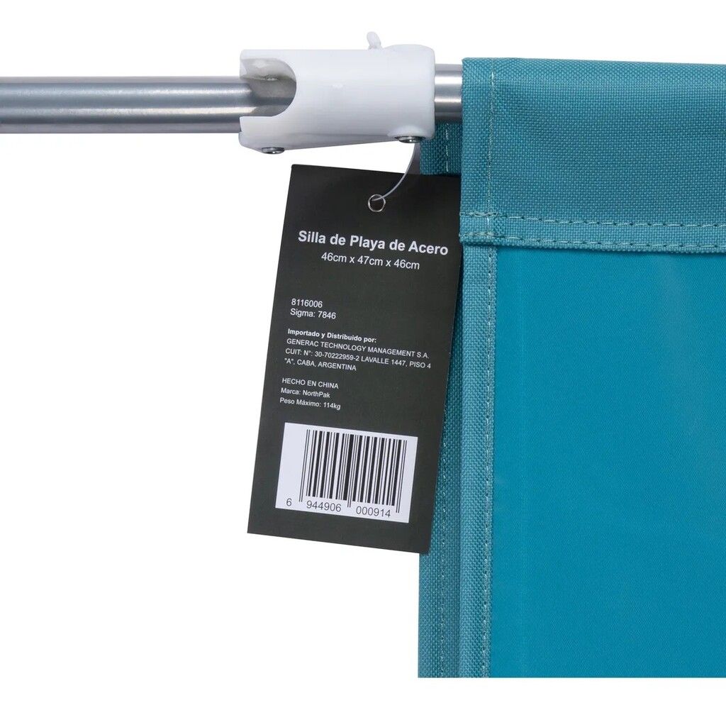 SILLA LIVIANA DE PLAYA COD 7846 8116006 - Imagen 3