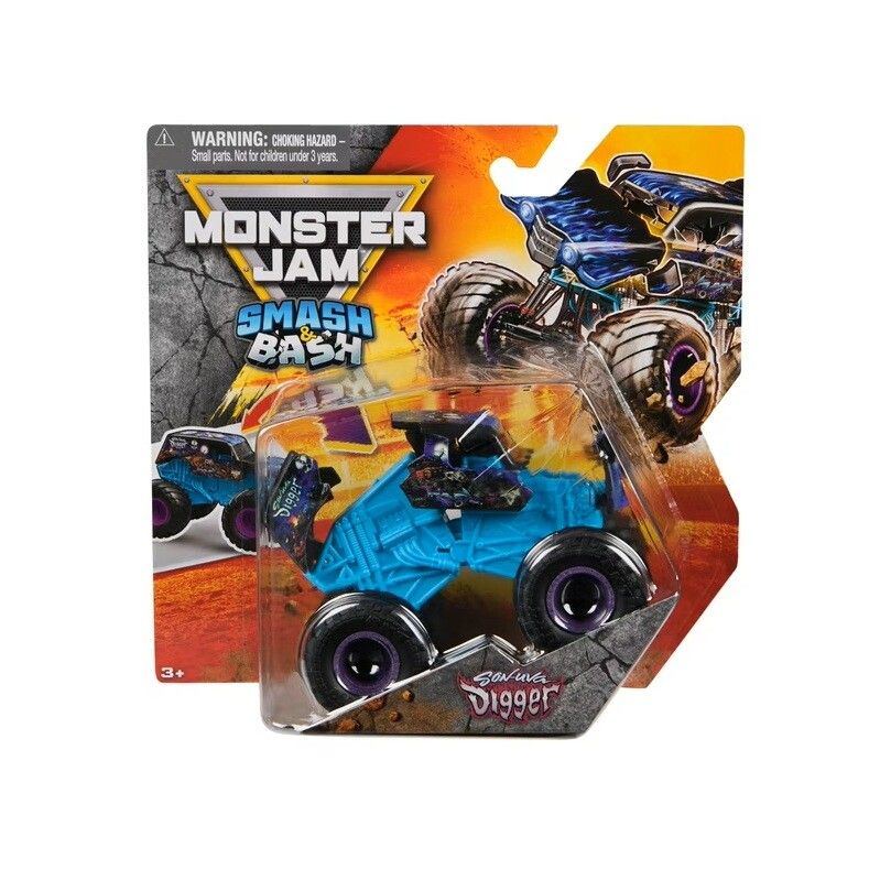 AUTO MONSTER JAM 1:64 SMASH Y BASH SERIE 2 VR2 58808 SON UVA DIGGER