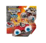 AUTO MONSTER JAM 1:64 SMASH Y BASH SERIE 2 VR3 58808 MONSTER MUTT DALMATIAN