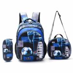 SET SKORA MOCHILA LUNCHERA CARTU LETS PLAY FUTBOL COD 42938
