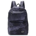 MOCHILA GOODPAK 2 BOLSILLOS DELANTEROS NEGRA JASPEADA COD 42283